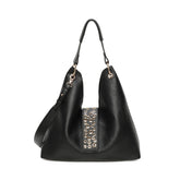 Bolso de Hombro Tachuelas Negro